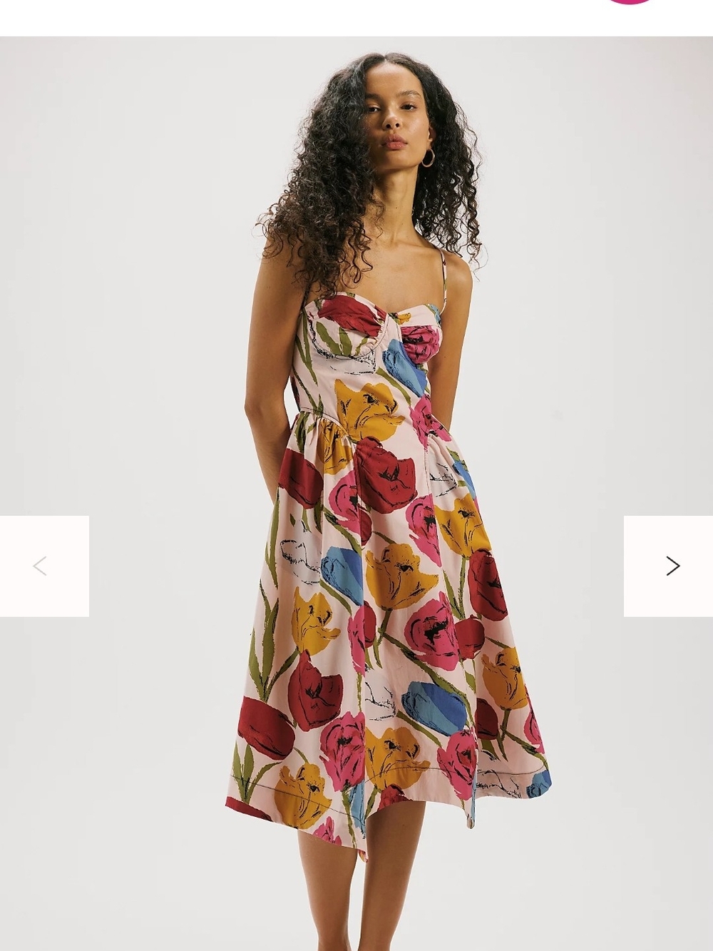 Free People Cherish Midi Dress, Size S, NWT, Current On Web